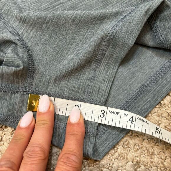 Ladies Nike Pro‎ Dri-Fit Heather Grey Side Logo Compression Shorts Size Small - Picture 5 of 7